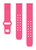 Image of Game Time Atlanta Braves Engraved Silicone Sport Quick Change Watch Band Pink