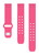 Game Time Tampa Bay Rays Engraved Silicone Sport Quick Change Watch Band Pink