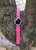 Image of Game Time Milwaukee Brewers Engraved Silicone Sport Quick Change Watch Band Pink