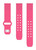 Game Time Texas Rangers Engraved Silicone Sport Quick Change Watch Band Pink