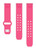 Image of Game Time Washington Commanders Engraved Silicone Sport Quick Change Watch Band Pink