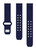 Game Time Los Angeles Rams Engraved Silicone Sport Quick Change Watch Band Navy