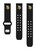 Game Time Minnesota Vikings Silicone Sport Watch Band Compatible with Samsung & More - Black