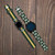 Image of Game Time Green Bay Packers HD Quick Change Watch Band Stripes