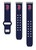 Image of Game Time Boston Red Sox Silicone Watch Band Compatible with Fitbit Versa 3 and Sense (Navy)