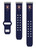 Image of Game Time Houston Astros Silicone Watch Band Compatible with Fitbit Versa 3 and Sense (Navy)