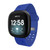 Image of Game Time Toronto Blue Jays Engraved Silicone Watch Band Compatible with Fitbit Versa 3 and Sense (Blue)