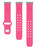 Image of Game Time Los Angeles Dodgers Engraved Silicone Watch Band Compatible with Fitbit Versa 3 and Sense (Pink)