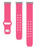 Game Time Boston Red Sox Engraved Silicone Watch Band Compatible with Fitbit Versa 3 and Sense (Pink)