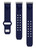 Game Time Houston Texans Engraved Silicone Watch Band Compatible with Fitbit Versa 3 and Sense (Navy)