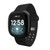Image of Game Time Miami Dolphins Engraved Silicone Watch Band Compatible with Fitbit Versa 3 and Sense (Black)