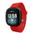 Image of Game Time Tampa Bay Buccaneers Engraved Silicone Watch Band Compatible with Fitbit Versa 3 and Sense (Red)