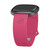 Image of Game Time Miami Dolphins Engraved Silicone Watch Band Compatible with Fitbit Versa 3 and Sense (Pink)