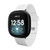Image of Game Time San Francisco 49ers Engraved Silicone Watch Band Compatible with Fitbit Versa 3 and Sense (White)