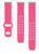 Game Time Los Angeles Rams Engraved Silicone Watch Band Compatible with Fitbit Versa 3 and Sense (Pink)