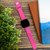 Image of Game Time San Francisco 49ers Engraved Silicone Watch Band Compatible with Fitbit Versa 3 and Sense (Pink)