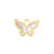 Ania Haie Mother Of Pearl Butterfly Earring Charm Gold-Plated Sterling Silver