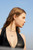 Image of Ania Haie Point Stud Ear Jackets Rhodium-Plated Sterling Silver