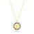 Ania Haie 16"+2" Sparkle Point Medallion Necklace Gold-Plated Sterling Silver