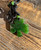 Natural Untreated 30mm Nephrite Jade 3 Leaf Clover Pendant