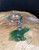 Image of 35mm Genuine Natural Nephrite Jade Carved Polar Bear Keychain
