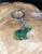 Image of 35mm Genuine Natural Nephrite Jade Carved Polar Bear Keychain