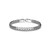 8.25 inch 7mm Wide Mens Rhodium-Plated Sterling Silver Arrowhead Link Bracelet