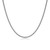 Additional view of 20 inch Mens Rhodium-Plated Sterling Silver Curb Chain Necklace