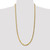 30" 14K Yellow Gold 4.75mm Flat Beveled Curb Chain Necklace