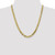 10k Yellow Gold 7.25mm Flat Beveled Curb Chain 8228-22