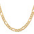 10k Yellow Gold 7.5mm Flat Figaro Chain 10FG200-22
