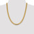 10k Yellow Gold 7.5mm Open Concave Curb Chain 10LCR200-22