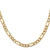 28" 14K Yellow Gold 5.25mm Flat Figaro Chain Necklace
