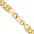 10k Yellow Gold 7.25mm Flat Beveled Curb Chain 8228-20