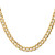 10k Yellow Gold 6.75mm Open Concave Curb Chain 10LCR180-28