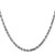 22" 14K White Gold 4mm Diamond-cut Quadruple Rope Chain Necklace