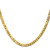 26" 14K Yellow Gold 4.75mm Flat Beveled Curb Chain Necklace