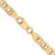 10k Yellow Gold 6.25mm Concave Anchor Chain 10CCA160-26