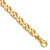 10k Yellow Gold 7.9mm Fancy Link Hand Polished Bracelet