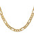 22" 14K Yellow Gold 6mm Concave Open Figaro Chain Necklace