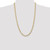 26" 14K Yellow Gold 5.25mm Open Concave Curb Chain Necklace