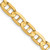 14K Yellow Gold 5.25mm Concave Anchor Chain 1317-18