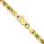 30" 10K Yellow Gold 3.5mm Diamond-cut Rope Chain Necklace