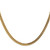 24" 14K Yellow Gold 3.7mm Semi-Solid Franco Chain Necklace