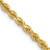 14K Yellow Gold 2.75mm Diamond-Cut Rope Chain 7004-24
