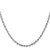22" 14K White Gold 3.35mm Diamond-cut Quadruple Rope Chain Necklace