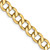 14K Yellow Gold 7mm Hollow Curb Chain