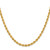10k Yellow Gold 4mm Regular Rope Chain 10K030S-20