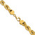 10k Yellow Gold 8.0mm Hollow Diamond-cut Rope Chain 10DH060-20