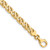 10k Yellow Gold 6.1mm Hand-polished Fancy Link Bracelet 10LK416-9